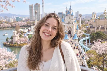 Portrait of Emma R. at Lotte World