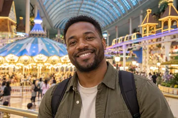 Portrait of James P. at Lotte World