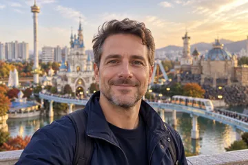 Portrait of Oliver T. at Lotte World
